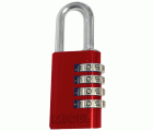 BL CANDADO COMBINACION CN08 30mm ROJO