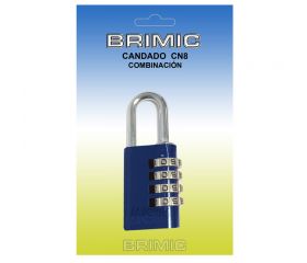 BL CANDADO COMBINACION CN08 40mm AZUL