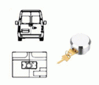 KIT 2 CANDADOS FURGONETA CN07 73mm CB (LL/I)