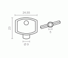LLAVE PURGAR RADIADOR LLV06 NI