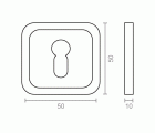 BL BOCALLAVE PERA CUADRADO 848 50x50mm NN