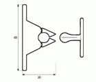 RETENEDOR PUERTA PARED RT05 LTD