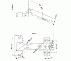 BISAGRA CAZOLETA RECTA BC02 35mm ZN