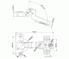 BISAGRA CAZOLETA S-AC BC02 35mm ZN