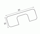 TAPA EMBELLEDOR BISAGRA CAZOLETA BC05 ZN*
