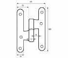 PERNIO S/R PN07 DCHA 100x58mm IN