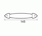 TIRADOR HIERRO TRM14 145mm ZN