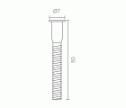 TORNILLO ENSAMBLE TNE01 7x50mm NE