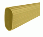 TUBO ARMARIO ALUM OVAL TA04 30x15x4mts OR
