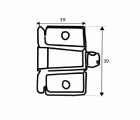TORNILLO ENSAMBLE TNE06 39x39mm BC