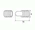 PIVOTE CENTRADOR MESA ESM03 8mm LTD