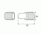 PIVOTE CENTRADOR MESA ESM03 10mm LTD