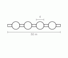 CADENA BOLAS CDN08 4x50mts CB