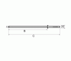 SOPORTE BALDA OCULTO SB04 10x140mm ZN
