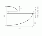 SOPORTE PELICANO SP07 110x87mm NE