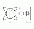 SOPORTE TV LCD STV03 17