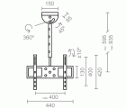 SOPORTE TECHO TV LCD STV10 26