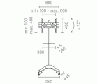 SOPORTE PIE TV STV12 30"-65" NE