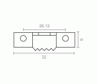 COLGADOR CUADROS DENTADO CG19 LTD