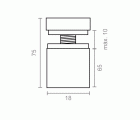 SEPARADOR CRISTAL SC08 18x75mm IN