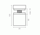 SEPARADOR CRISTAL SC08 20x100mm IN