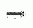 TORNILLO KOMBY TNE03 M6x40mm NI
