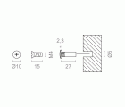 JGO TORNILLO UNION KOMBY TNE05 M4 NI