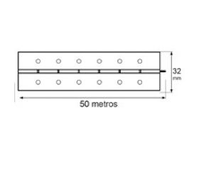 BISAGRA PIANO BS32 32mm x 50mts LTD