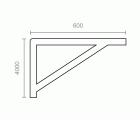 PALOMILLA REFORZADA PLM04 600x400mm NE