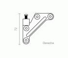 COLGADOR ESCUADRA DERECHA CG03 ZN