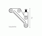 COLGADOR ESCUADRA IZQUIERDA CG03 ZN