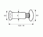 TORNILLO PASANTE CABINA CB22 IN