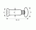 TORNILLO PASANTE CABINA CB24 IN