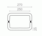 JGO MANILLON CURVA MN01 250x25mm IN