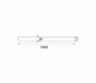 VARILLA MADERA LISA ENS07 20x1mt