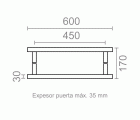 JGO MANILLON RECTO MN03 450x30mm IN