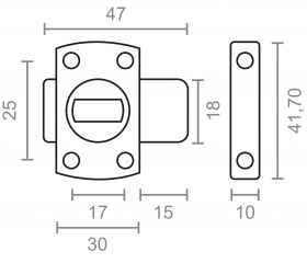 PASADOR RULETA PS04 40mm LTD
