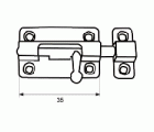 BL PASADOR ZAMAK PS02 35mm NS