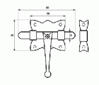 PASADOR FORJA PS11 50mm NE