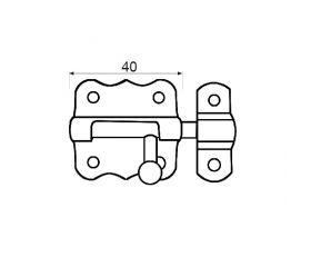 PASADOR HIERRO PS01 40mm NI