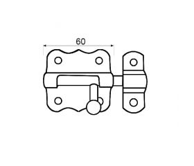 PASADOR HIERRO PS01 60mm NI