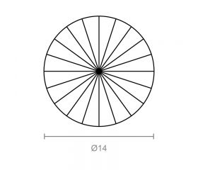 EMBELLECEDOR FACETADO SC02 14mm NI