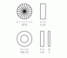EMBELLECEDOR FACETADO SC02 18mm LT
