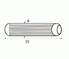 ESPIGA MADERA ENS05 8x35mm