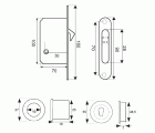 KIT PUERTA CORREDERA BOCA PCR05 CU*