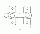ALDABA CLASICA ADB01 DCHA 40mm IN