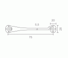 ALDABA BARCO ADB02 75mm CU