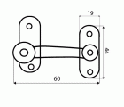 ALDABA CUÑA ADB07 60mm NS
