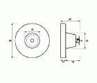 SOPORTE TUBO PARED CB05  IN