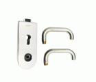 CERRADURA CRISTAL "U" S/CILINDRO CCR01 NE*